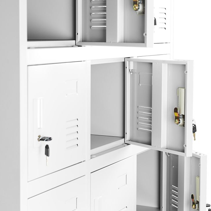 JAN NOWAK KAROL compartment storage cabinet: gray