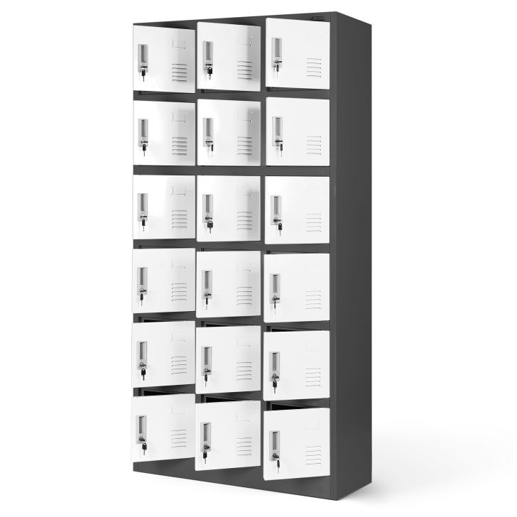 JAN NOWAK KAROL compartment storage cabinet: anthracite-white