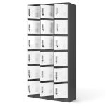 JAN NOWAK KAROL compartment storage cabinet: anthracite-white