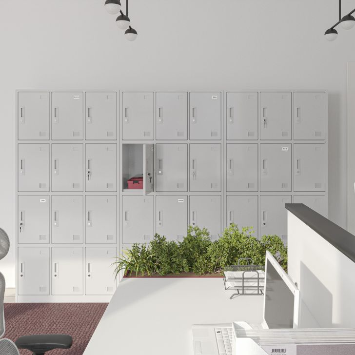 JAN NOWAK OHS compartment storage cabinet MARCIN: gray