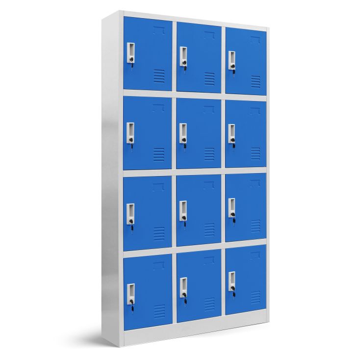 JAN NOWAK OHS compartment storage cabinet MARCIN: gray-blue