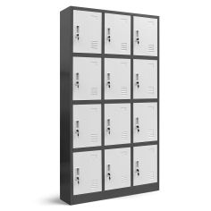 JAN NOWAK OHS compartment storage cabinet MARCIN: anthracite-white