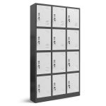 JAN NOWAK OHS compartment storage cabinet MARCIN: anthracite-white
