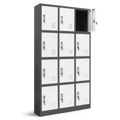 JAN NOWAK OHS compartment storage cabinet MARCIN: anthracite-white 2