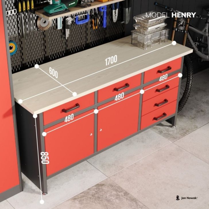 Workshop furniture set Henry and Leo