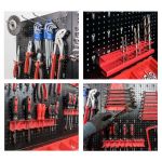 Workshop furniture set Henry and metal shelf for tools (52 pcs.)