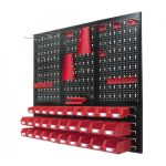 Workshop furniture set Frank and metal shelf for tools (52 pcs.)