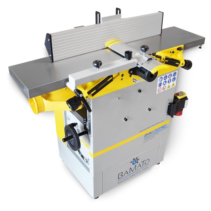 Straightener / thickness planer with spiral blade shaft BHM-250PRO (400V)