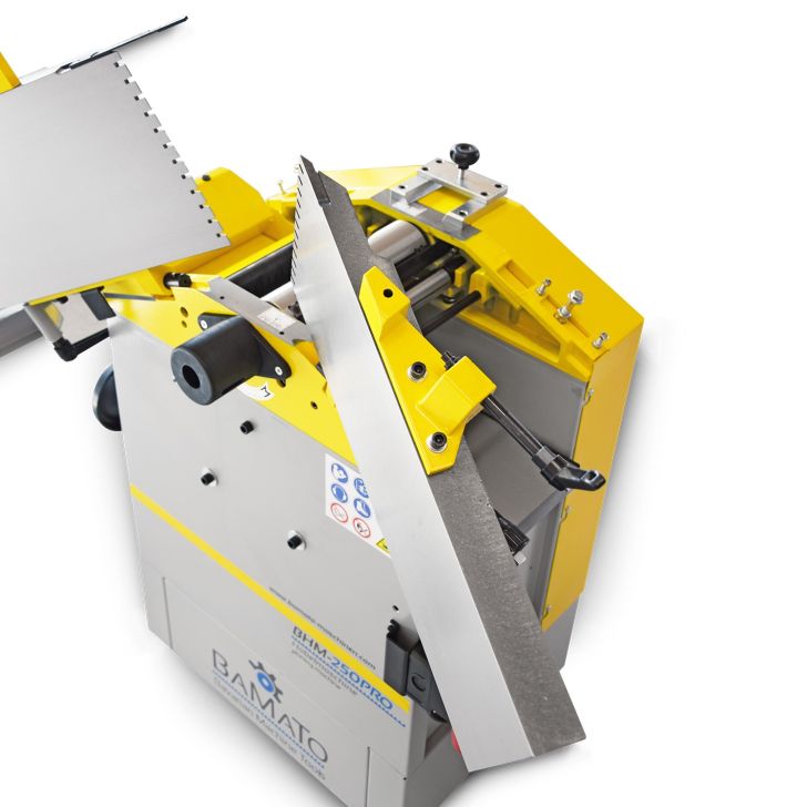 Straightener / thickness planer with spiral blade shaft BHM-250PRO (400V)