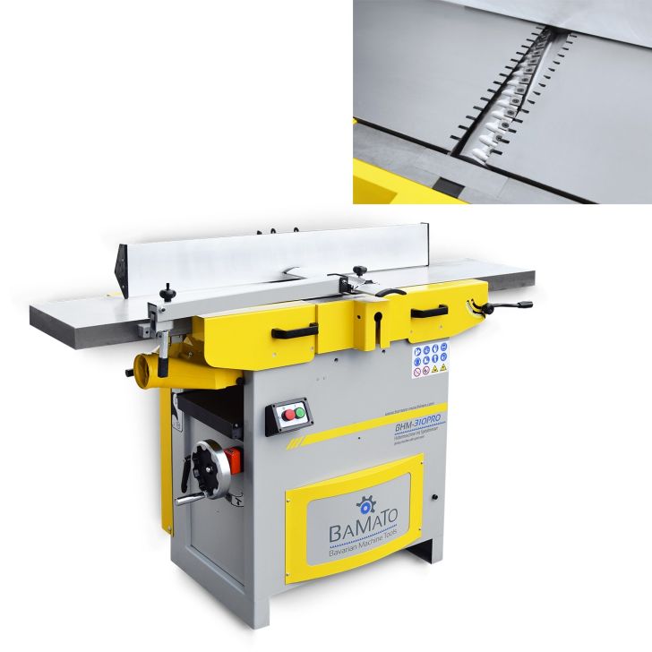 Straightener / thickness planer with spiral blade shaft BHM-310PRO (400V)