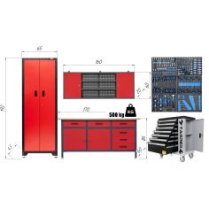Darbnīcas mēbeļu komplekts 2