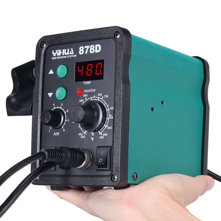 Soldering station HotAir+ 878D, 700W, 100-450C