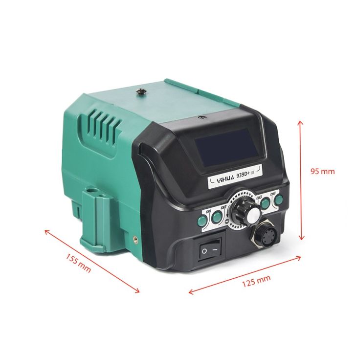 Паяльная станция Yihua 939D+-III, 75Вт, 200-480С ESD SAFE