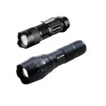 CREE LED zoom tactical flashlights, set of 2