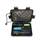 CREE LED tālummaiņas taktiskie lukturīši, komplektā pa 2