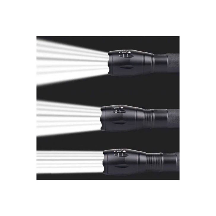 CREE LED zoom tactical flashlights, set of 2