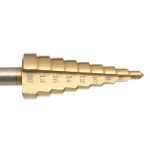 Ступенчатая дрель в комплекте. 4-32мм 3 шт.