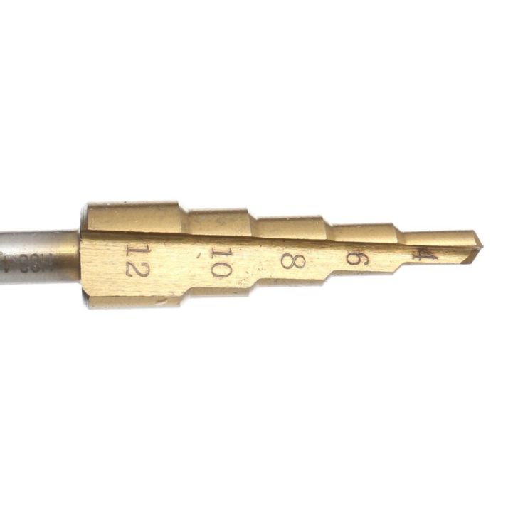 Ступенчатая дрель в комплекте. 4-32мм 3 шт.