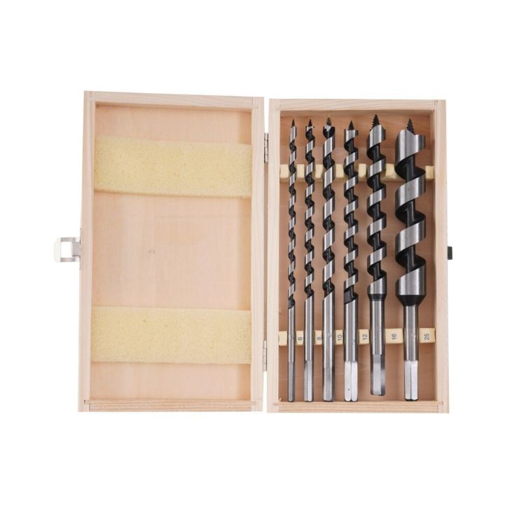 Drill compl. for wood, 6-25mm, 6 pcs.