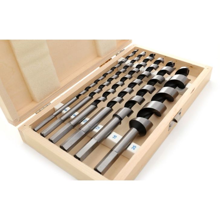 Drill compl. for wood, 6-25mm, 6 pcs.