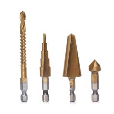 Drill bit set for metal hex, 4 pcs. 2