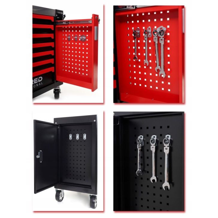 Tool cabinet 7 drawers, 2 compartments, steel top