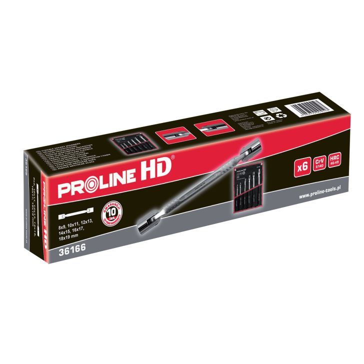 CrV uzgriežņu atslēgas 6 elementi 8-19mm