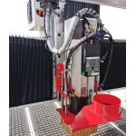 Frēzmašīna CNC 1530S INDUSTRY ATC 9kW, Becker KVT 3.140