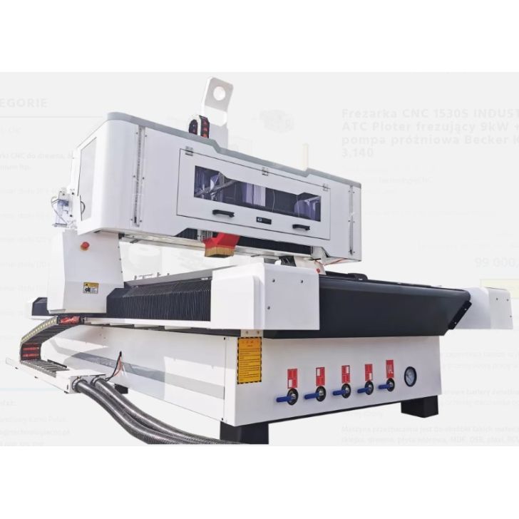 Milling machine CNC 1530S INDUSTRY ATC 9kW, Becker KVT 3.140