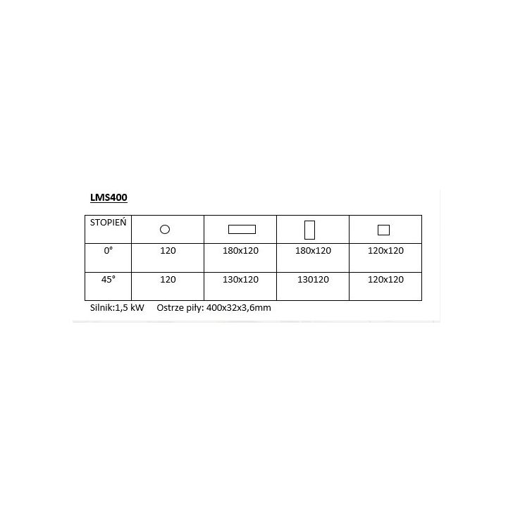 Станок для резки алюминия и ПВХ LMS 400