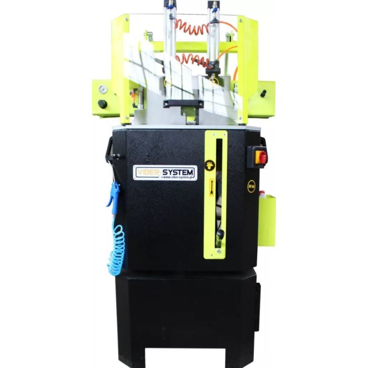 LMS 500 aluminum cutting machine with pneumatic clamp