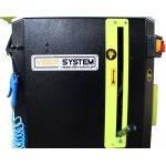 LMS 500 aluminum cutting machine with pneumatic clamp