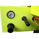 LMS 500 aluminum cutting machine with pneumatic clamp