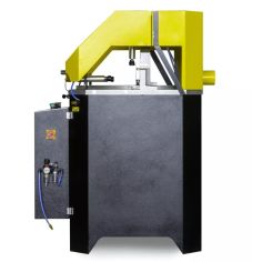 ALU500 Semi-automatic disc cutter for cutting PVC and aluminum profiles ALU 500 + roller tables 2 x 300cm 2