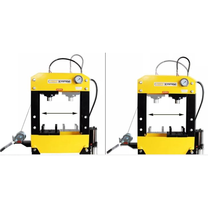 Hydraulic press Viber-System 100t, pneumatics, moving piston