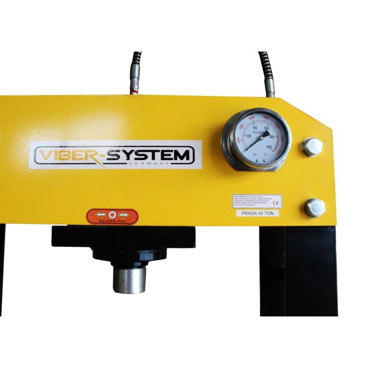 Hydraulic press Viber-System 50t, pneumatics, moving piston