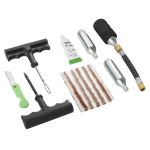 Tire repair kit with CO2