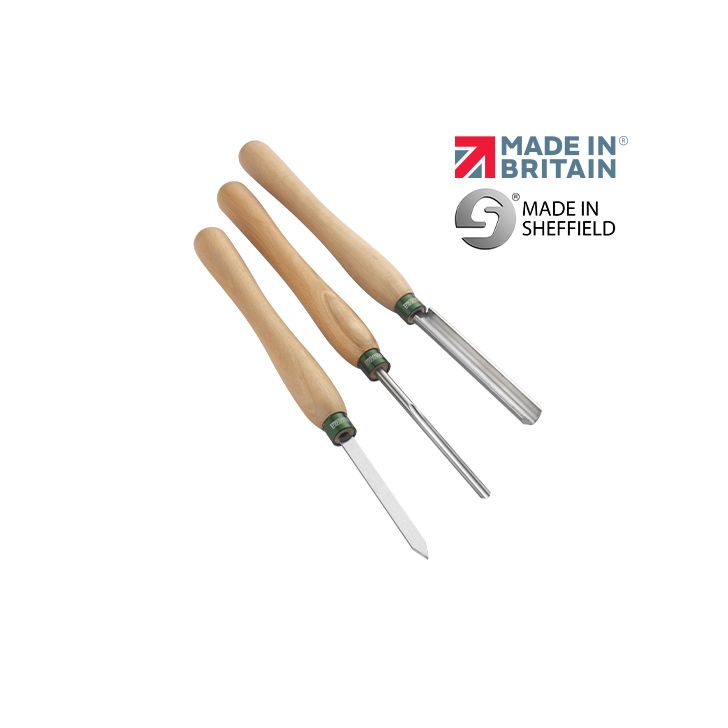 3-piece spindle turning tool set