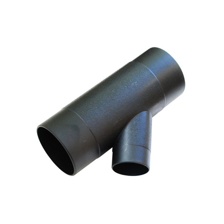 Y-shape 100mm x 100mm x 63mm (2.5 inches) dust extraction hose connector and reducer