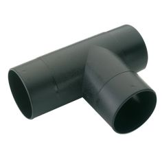 T-shaped 100 mm dust extraction hose connector