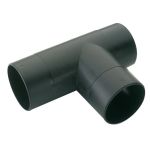 T-shaped 100 mm dust extraction hose connector