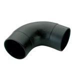 90° 100mm dust extraction hose connector