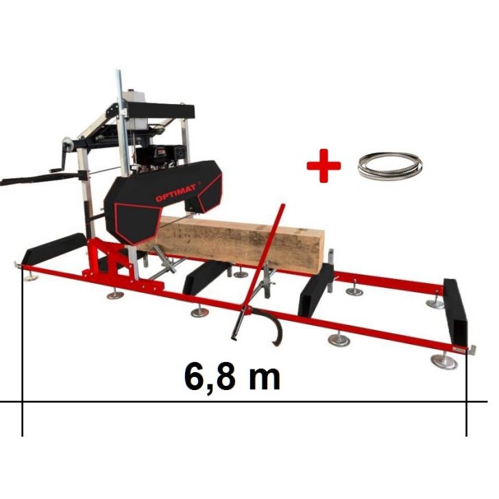 Bandsaw TMG 790S petrol engine 6.8m plus spare saw blade