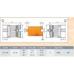 Milling head for floorboards 32-44 mm D140 d40 (d30) Z4 (set)