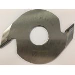 Milling cutter blade profile no.3, D160, d40, 3.8 mm, Z2, HM