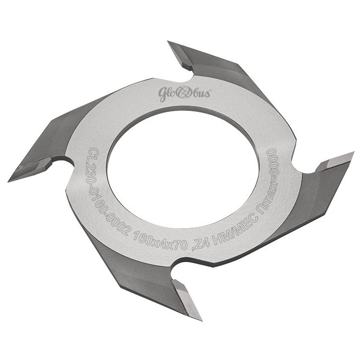 Сходящаяся фреза CL230 D160 d70 4мм Z2 HM