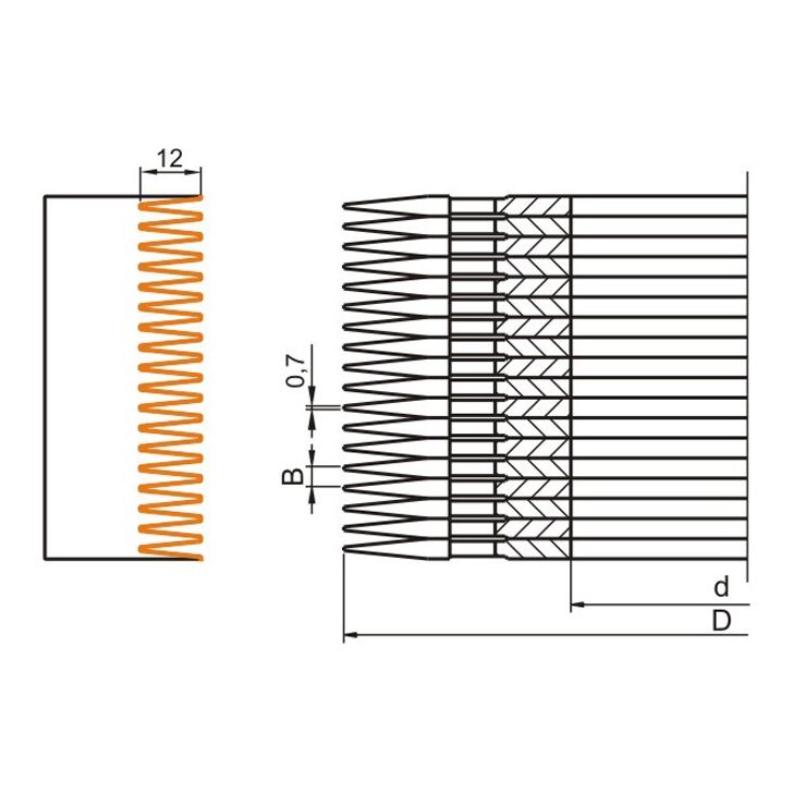 End mill CL230 D160 d70 3.8mm Z4 HM