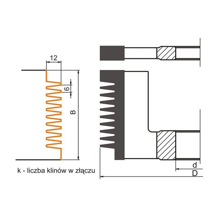 End mill CL240 D140 d40 20-70mm Z3 HM