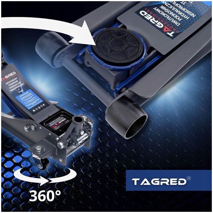 Domkrats 3 t, 75-510 mm