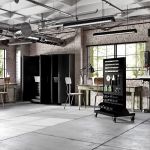 Панель приборов на колесах MARIUSZ, 965 x 1555 x 610 мм, All Black